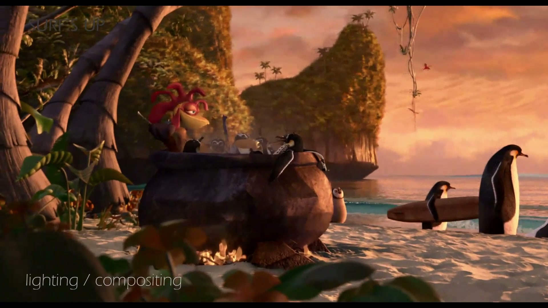 Surf's Up (2007), Feature Animation still